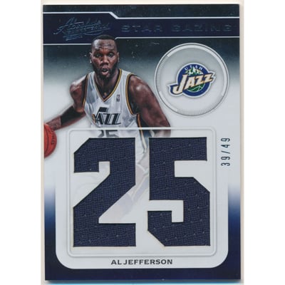 2012-13 Absolute Star Gazing Jersey Number Materials #18 Al Jefferson/49