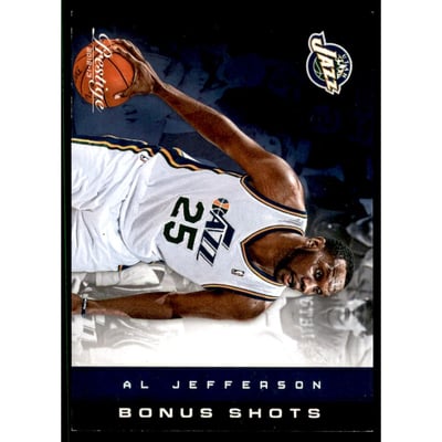 2012-13 Prestige Bonus Shots Black #81 Al Jefferson