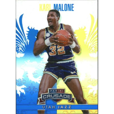 2013-14 Panini Crusade Insert Blue #261 Karl Malone