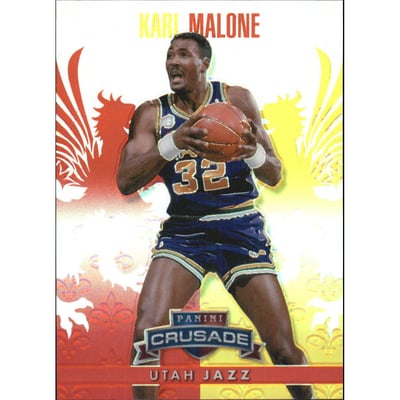 2013-14 Panini Crusade Insert Red #261 Karl Malone