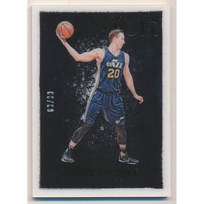 2015-16 Panini Noir #135 Gordon Hayward CLR