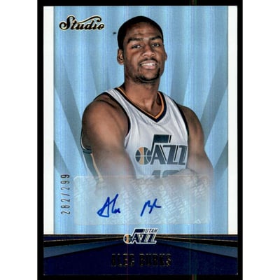 2016-17 Studio Signatures #18 Alec Burks/299