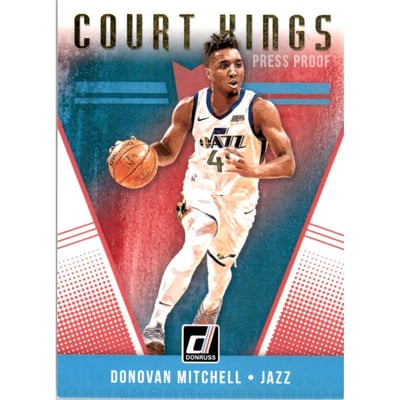 2018-19 Donruss Court Kings Press Proof #14 Donovan Mitchell