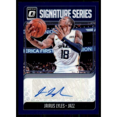 2018-19 Donruss Optic Signature Series Purple #29 Jairus Lyles