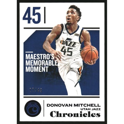 2018-19 Panini Chronicles Purple #30 Donovan Mitchell
