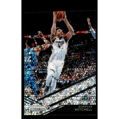 2018-19 Panini Prizm Go Hard or Go Home Prizms Fast Break #17 Donovan Mitchell