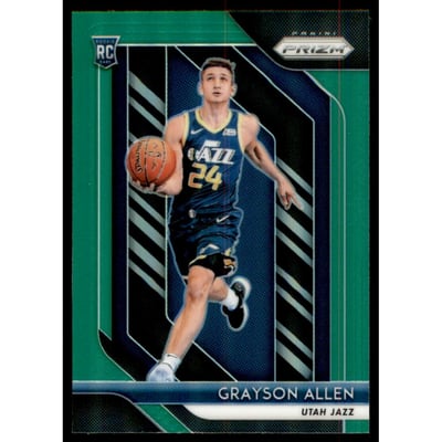 2018-19 Panini Prizm Prizms Green #123 Grayson Allen