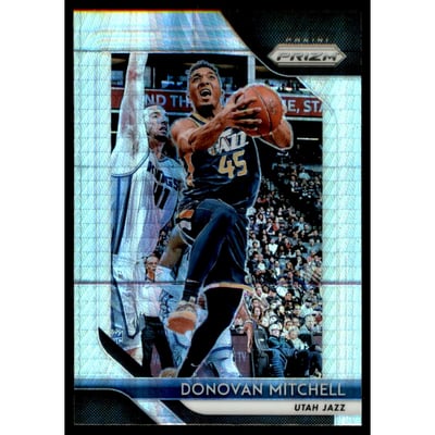 2018-19 Panini Prizm Prizms Hyper #143 Donovan Mitchell