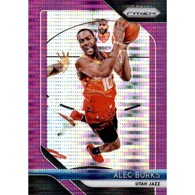2018-19 Panini Prizm Prizms Purple Pulsar #203 Alec Burks