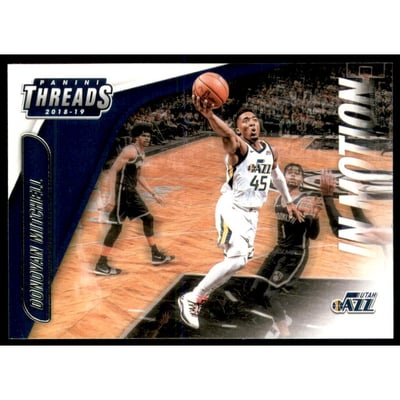 2018-19 Panini Threads In Motion #7 Donovan Mitchell
