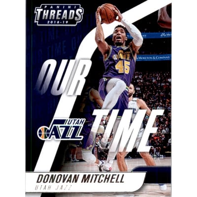2018-19 Panini Threads Our Time #1 Donovan Mitchell