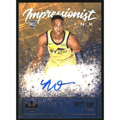 2019-20 Court Kings Impressionist Ink Autographs #26 Miye Oni/149