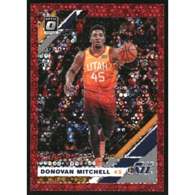 2019-20 Donruss Optic Fast Break Red #59 Donovan Mitchell