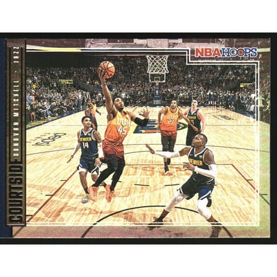 2019-20 Hoops Courtside Holo #4 Donovan Mitchell