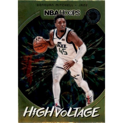 2019-20 Hoops Premium Stock High Voltage #8 Donovan Mitchell