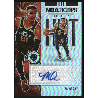 2019-20 Hoops Premium Stock Hot Signatures Rookies #10 Miye Oni