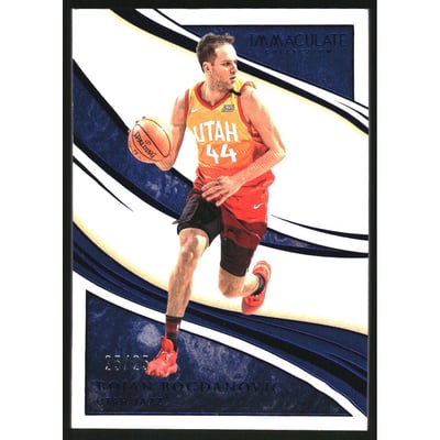 2019-20 Immaculate Collection Blue #34 Bojan Bogdanovic