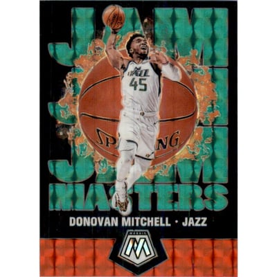 2019-20 Panini Mosaic Jam Masters Mosaic Green #7 Donovan Mitchell