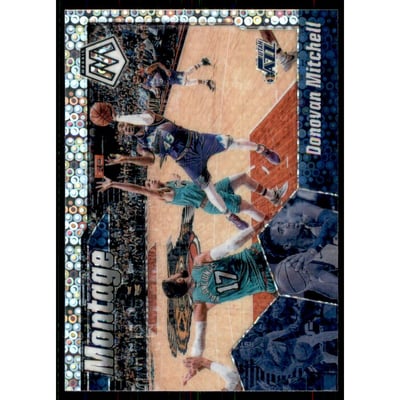 2019-20 Panini Mosaic Montage Fast Break Silver #23 Donovan Mitchell