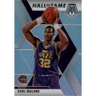 2019-20 Panini Mosaic Silver #284 Karl Malone HOF