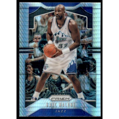 2019-20 Panini Prizm Prizms Hyper #19 Karl Malone