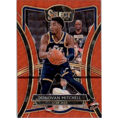 2019-20 Select Prizms Red Wave #196 Donovan Mitchell