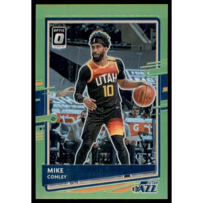 2020-21 Donruss Optic Lime Green #123 Mike Conley