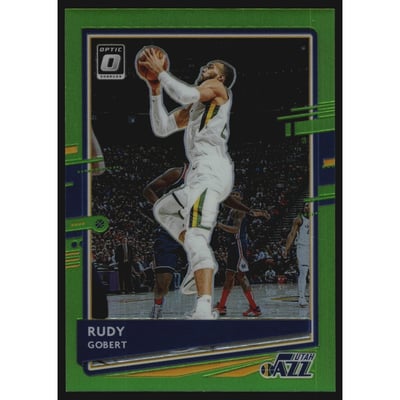 2020-21 Donruss Optic Lime Green #28 Rudy Gobert