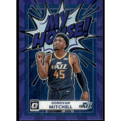 2020-21 Donruss Optic My House Purple #10 Donovan Mitchell