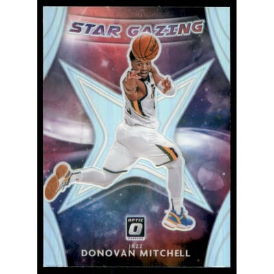 2020-21 Donruss Optic Star Gazing Holo #10 Donovan Mitchell