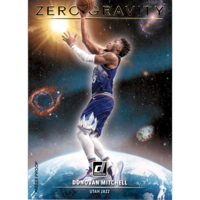 2020-21 Donruss Zero Gravity Press Proof #4 Donovan Mitchell