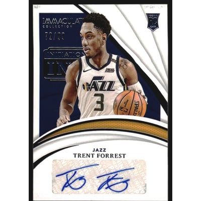 2020-21 Immaculate Collection Initiation Ink #10 Trent Forrest/99