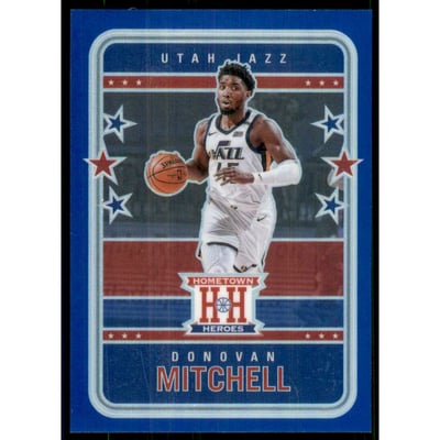 2020-21 Panini Chronicles Blue #561 Donovan Mitchell/Hometown Heroes Optic