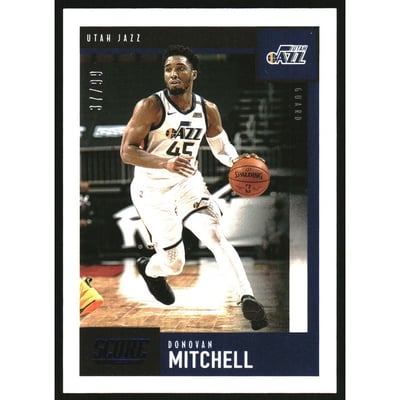 2020-21 Panini Chronicles Blue #624 Donovan Mitchell/Score