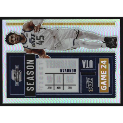 2020-21 Panini Contenders Optic Silver #22 Donovan Mitchell