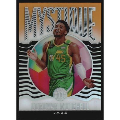 2020-21 Panini Illusions Mystique Orange #6 Donovan Mitchell