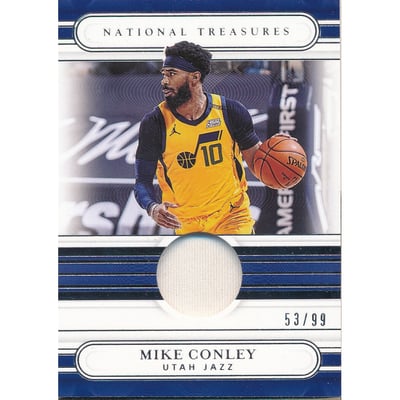 2020-21 Panini National Treasures Jersey Treasures #68 Mike Conley/99