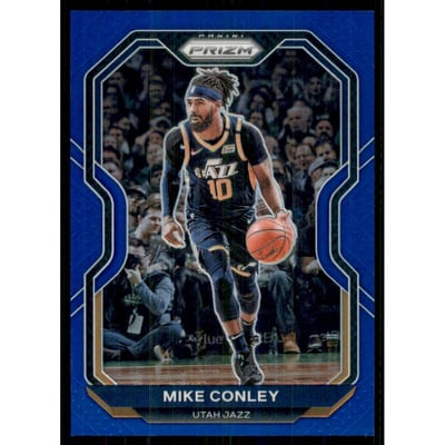 2020-21 Panini Prizm Prizms Blue #198 Mike Conley