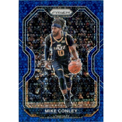 2020-21 Panini Prizm Prizms Fast Break Blue #198 Mike Conley