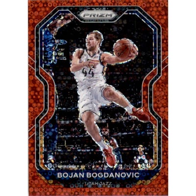 2020-21 Panini Prizm Prizms Fast Break Red #72 Bojan Bogdanovic