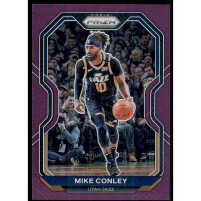 2020-21 Panini Prizm Prizms Purple #198 Mike Conley