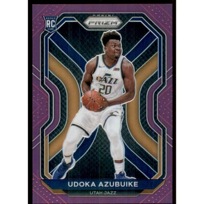 2020-21 Panini Prizm Prizms Purple #267 Udoka Azubuike