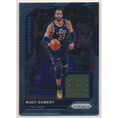 2020-21 Panini Prizm Sensational Swatches #31 Rudy Gobert