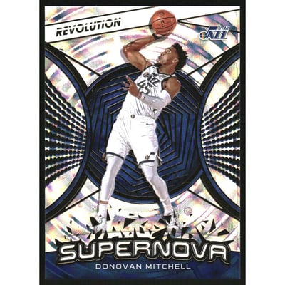 2020-21 Panini Revolution Supernova Fractal #6 Donovan Mitchell