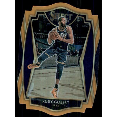 2020-21 Select Prizms Orange Die Cut #146 Rudy Gobert