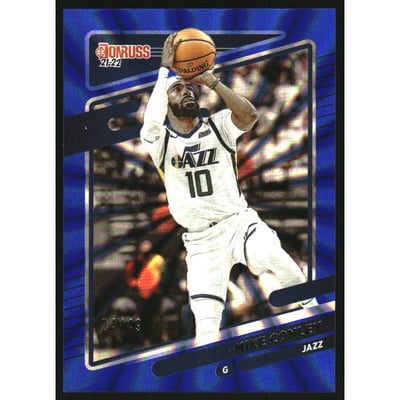 2021-22 Donruss Holo Blue Laser #148 Mike Conley