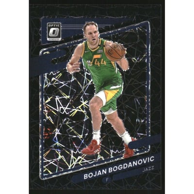 2021-22 Donruss Optic Black Velocity #39 Bojan Bogdanovic