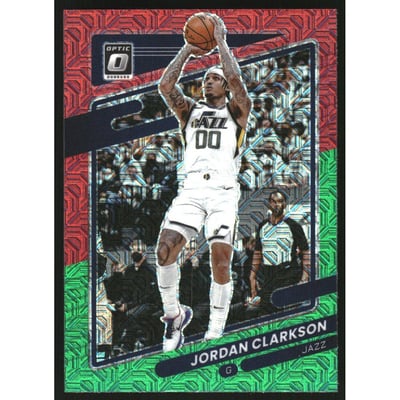 2021-22 Donruss Optic Choice Red and Green #86 Jordan Clarkson