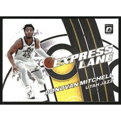 2021-22 Donruss Optic Express Lane Holo #8 Donovan Mitchell