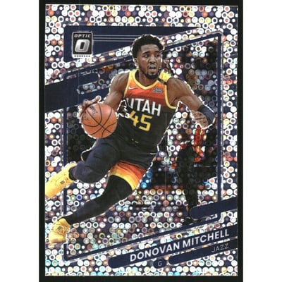 2021-22 Donruss Optic Fast Break Holo #45 Donovan Mitchell